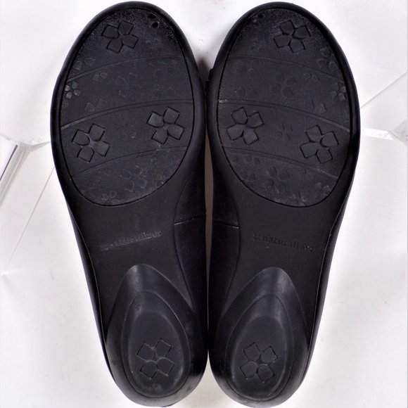 NATURALIZER N5 COMFORT size 6M HELINA black ballet flats all synthetic materials - Picture 10 of 11